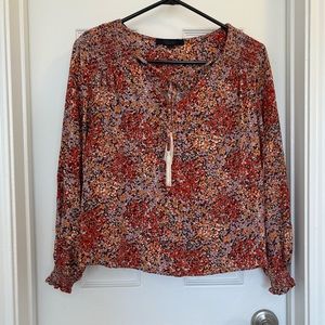 Rachel Rachel Roy | EUC Pink/Orange/Yellow Boho Floral Long-Sleeved Blouse